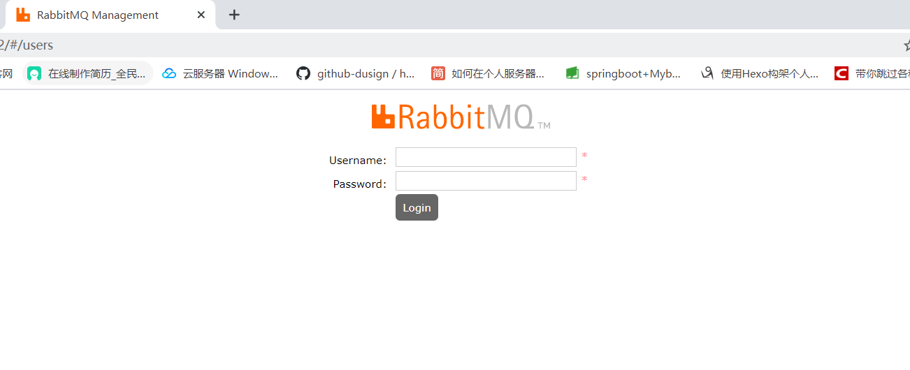 rabbitmq管理界面